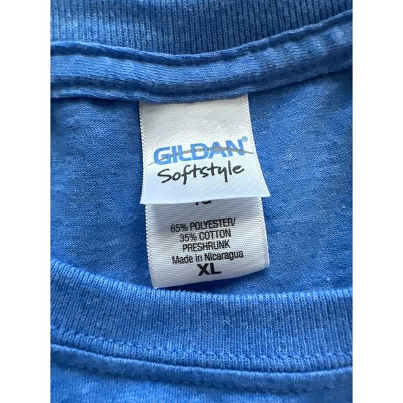 Peace Frogs ROCKBRIDGE VINEYARD Blue Frog in Wine Glass Grapes Pre Shrunk XL - Picture 6 of 6